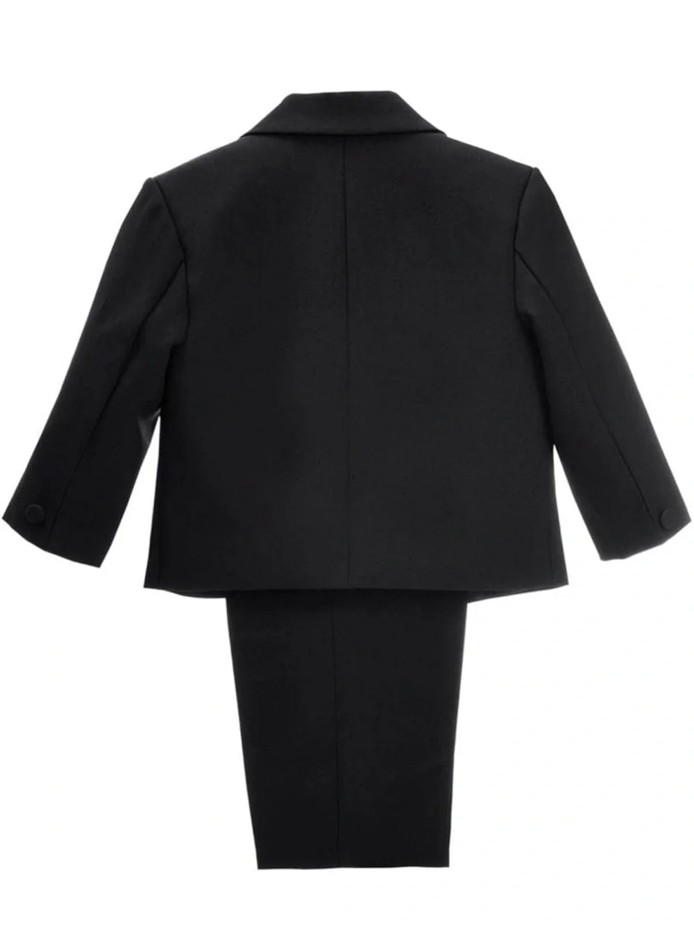 NWT Black Boys' Formal Tuxedo Jacket & Vest Set - Classic Suit Size 4